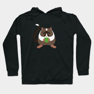 Gerbil Eating Grapes Hoodie